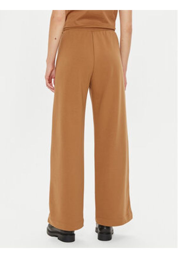 Max Mara Leisure Spodnie dresowe Curve 2426786068 Brązowy Regular Fit. Kolor: brązowy. Materiał: bawełna, syntetyk