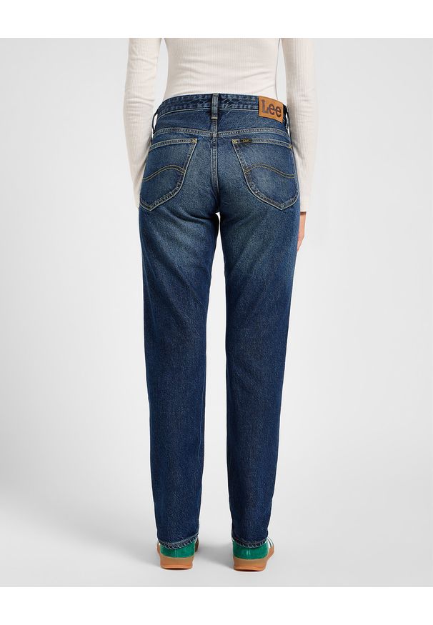Lee - DAMSKIE SPODNIE LEE RIDER JEANS HYPER DARK 112355235