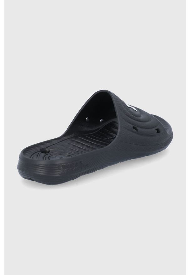 Under Armour Klapki męskie kolor czarny. Kolor: czarny