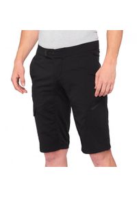 Szorty rowerowe męskie 100% Ridecamp Short. Kolor: czarny