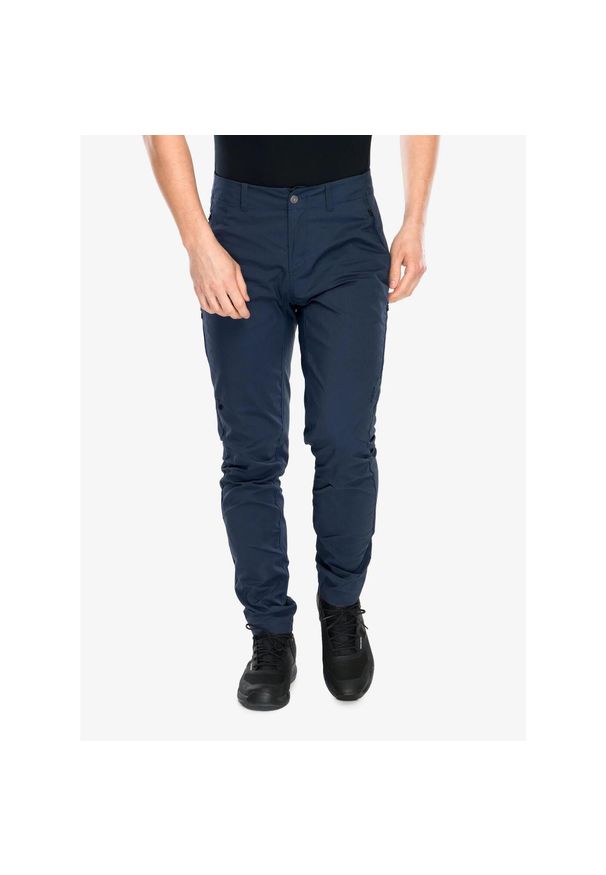 Fjällräven - Spodnie rowerowe męskie Fjallraven Hoja Hybrid Trousers. Kolor: niebieski