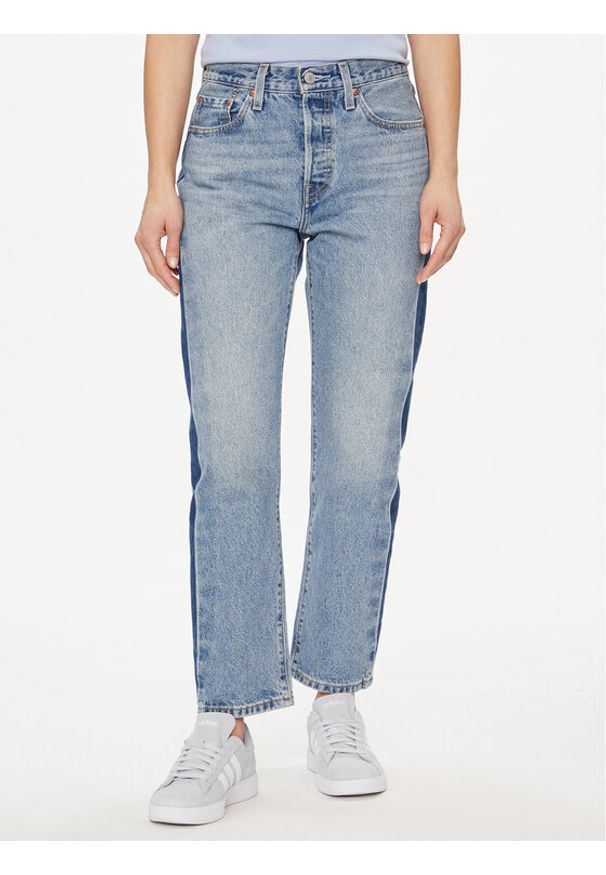 Levi's® Jeansy 501® 36200-0316 Niebieski Cropped Fit. Kolor: niebieski