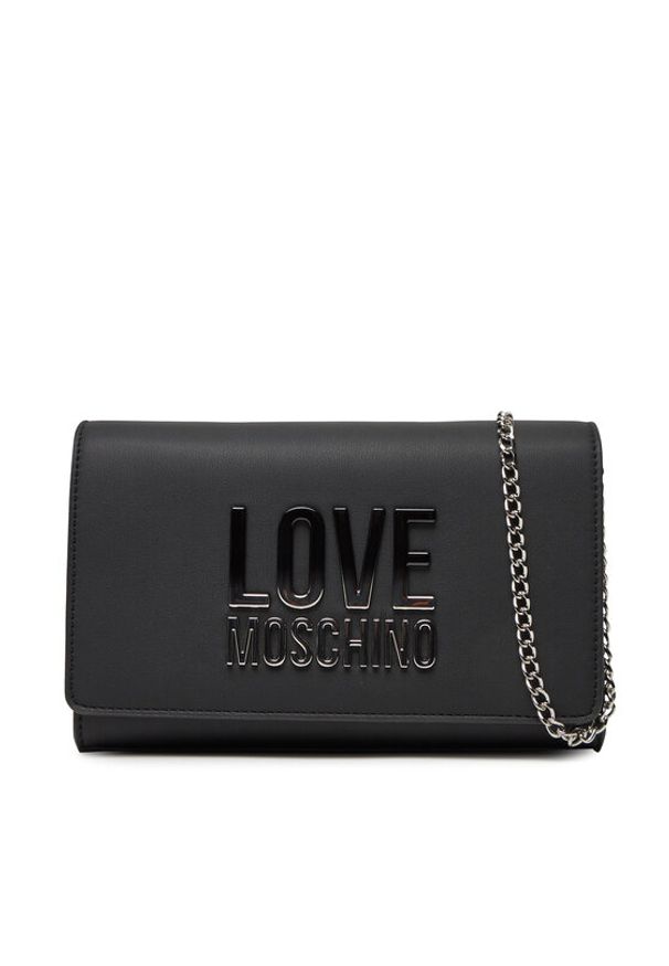 Love Moschino - LOVE MOSCHINO Torebka JC4260PP0MKD000B Czarny. Kolor: czarny. Materiał: skórzane