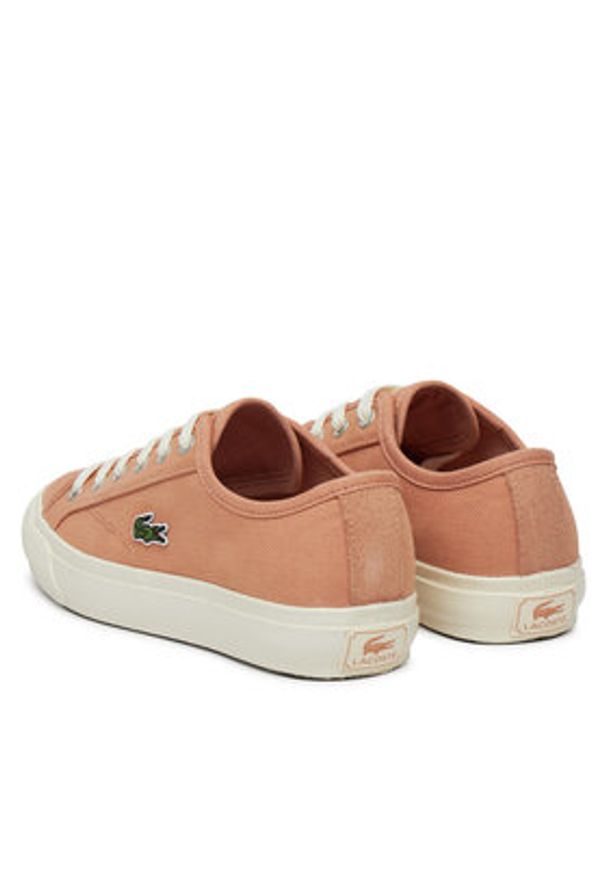 Lacoste Tenisówki 7-49CFA0012 Różowy. Kolor: różowy. Materiał: materiał