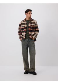 Reserved - Jeansy loose z efektem sprania - indigo jeans