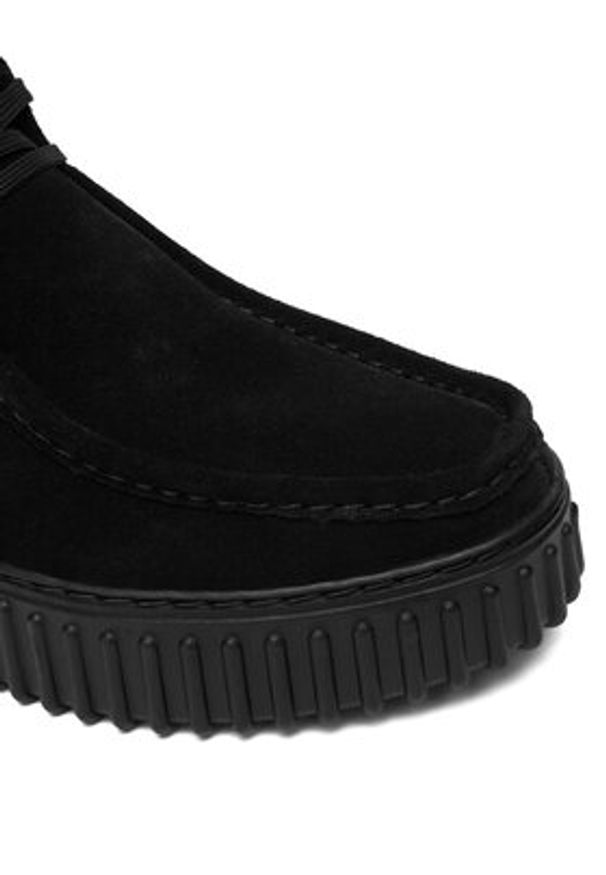 Clarks Trzewiki Torhill Moss 26182916 Czarny. Kolor: czarny. Materiał: zamsz, skóra