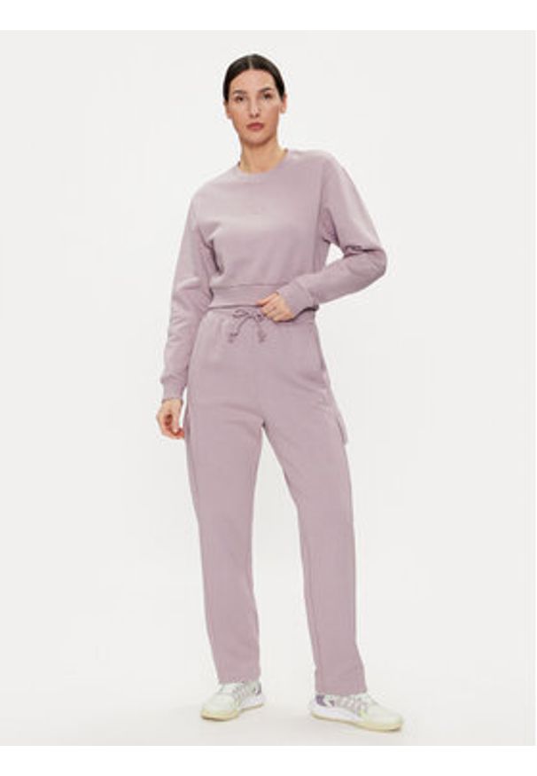 Adidas - adidas Bluza All Szn Fleece IW1226 Fioletowy Regular Fit. Kolor: fioletowy. Materiał: bawełna, syntetyk