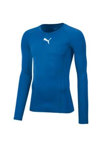 Koszulka męska Puma Liga Baselayer Tee LS. Kolor: niebieski #1