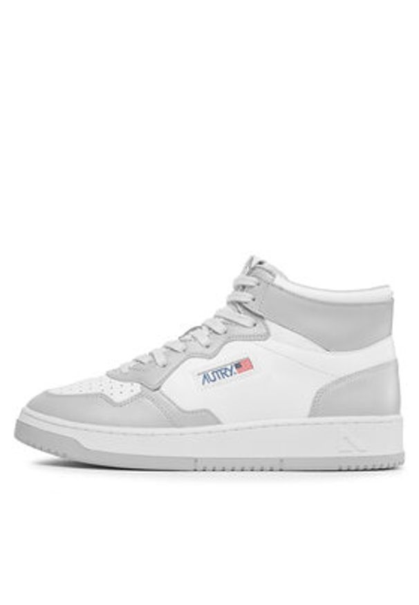 AUTRY Sneakersy AUMM WB10 Biały. Kolor: biały. Materiał: skóra