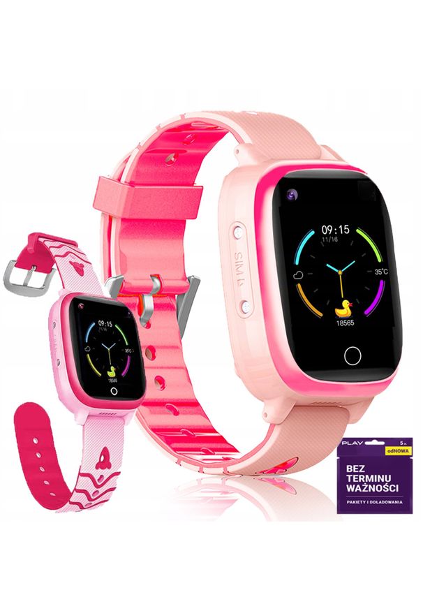WonderWatch - SMARTWATCH DLA DZIECI IP68 GPS 4G VideoCall PL. Rodzaj zegarka: smartwatch