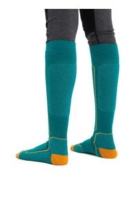 Skarpety Narciarskie Damskie Icebreaker Ski+ Medium OTC. Kolor: zielony. Sport: narciarstwo