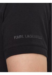 Karl Lagerfeld - KARL LAGERFELD Polo 745401 533221 Czarny Regular Fit. Typ kołnierza: polo. Kolor: czarny. Materiał: bawełna #2