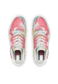 Tommy Jeans Sneakersy Tie Dye Basket EM0EM00952 Kolorowy. Materiał: materiał. Wzór: kolorowy