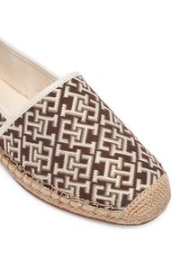 TOMMY HILFIGER - Tommy Hilfiger Espadryle Th Monogram Jacquard FW0FW09501 Brązowy. Kolor: brązowy. Materiał: materiał #6