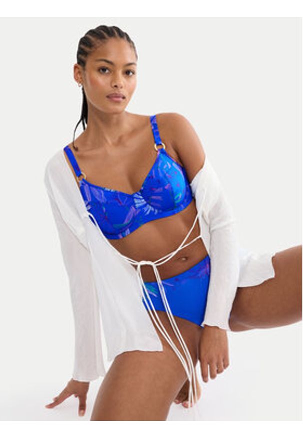 Triumph Góra od bikini Summer Tropics 10226537 Niebieski. Kolor: niebieski. Materiał: syntetyk