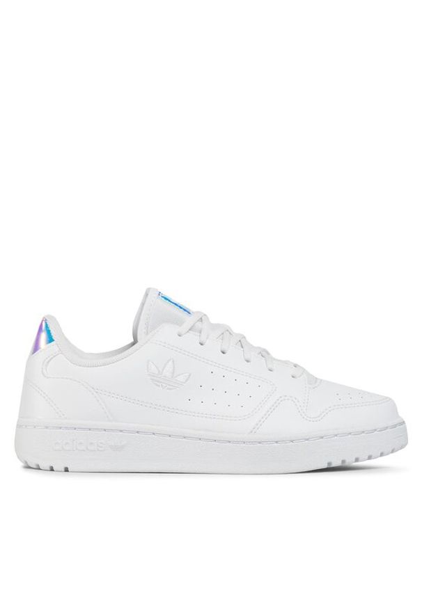 Adidas - adidas Sneakersy Ny 90 J FY9841 Biały. Kolor: biały. Materiał: skóra