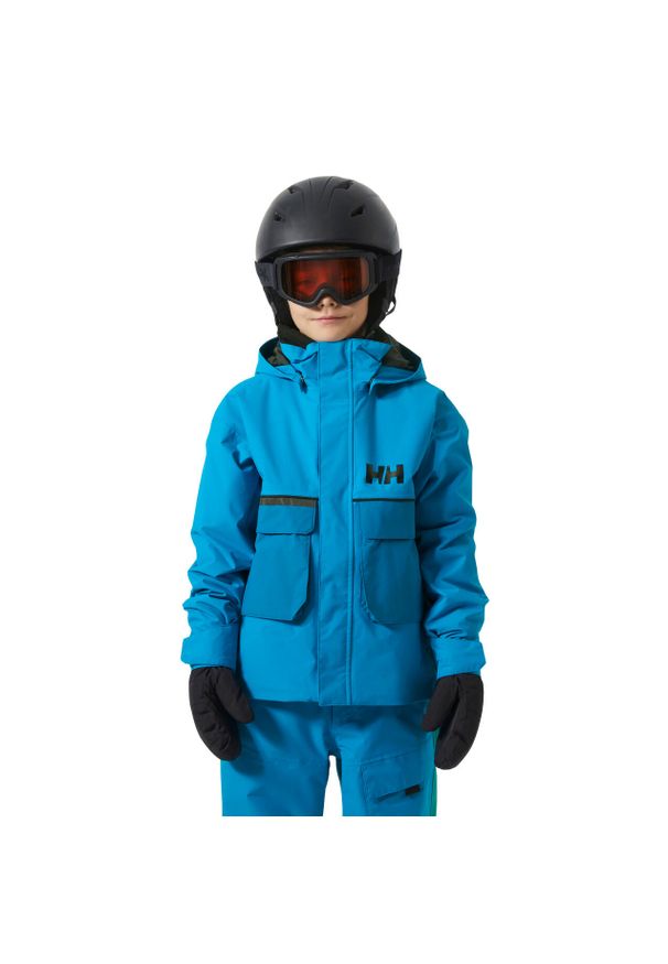 Dziecięca kurtka narciarska Helly Hansen Powder LT. Kolor: niebieski. Sezon: zima. Sport: narciarstwo