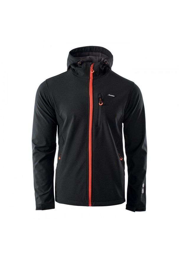 Męska kurtka Elbrus Iver softshell rozmiar XL. Kolor: czarny. Materiał: syntetyk. Sezon: zima. Sport: narciarstwo