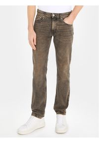 Calvin Klein Jeans Jeansy Authentic J30J324293 Brązowy Straight Fit. Kolor: brązowy
