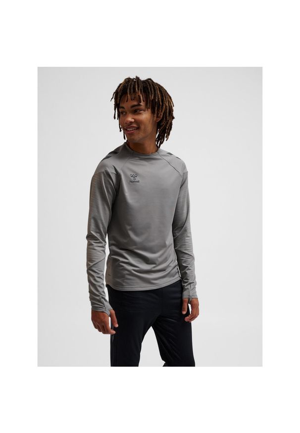 Kostium kąpielowy Hummel Pro. Kolor: szary. Materiał: tkanina, jersey. Sport: piłka ręczna