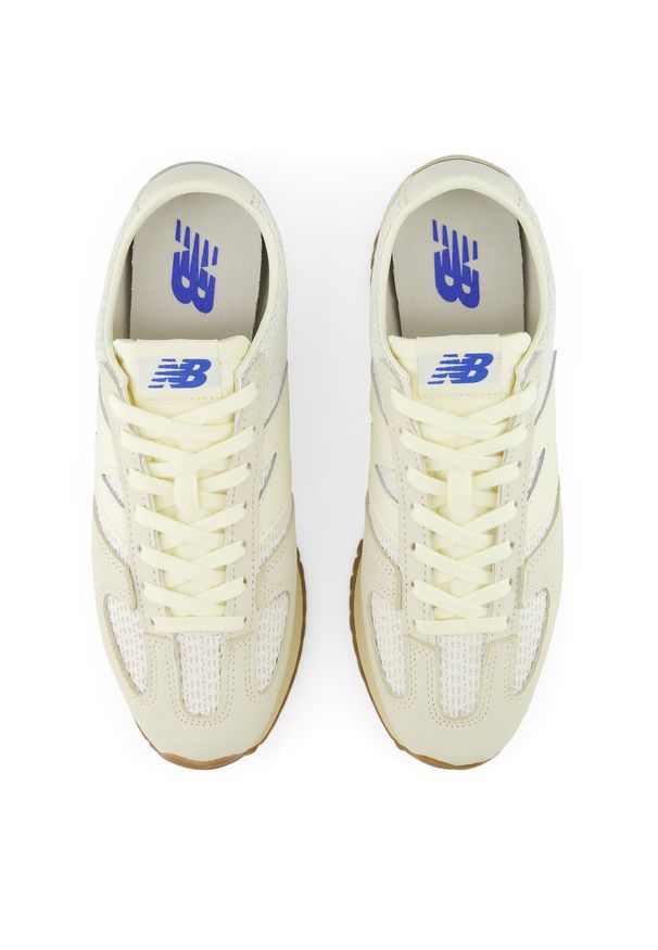 Buty unisex New Balance U4712H3 – beżowe. Kolor: beżowy. Materiał: zamsz, materiał, syntetyk. Szerokość cholewki: normalna. Wzór: jodełka. Sezon: lato