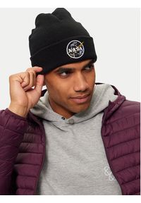 Alpha Industries Czapka Nasa Beanie 198948 Czarny. Kolor: czarny. Materiał: syntetyk