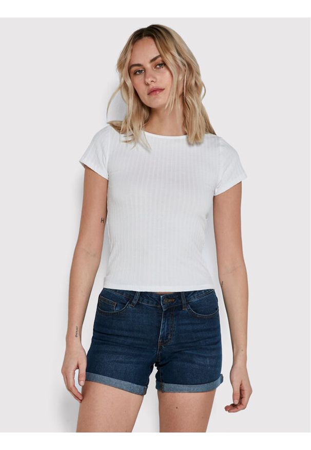 Noisy may - Noisy May Szorty jeansowe Be Lucy 27019454 Granatowy Slim Fit. Kolor: niebieski. Materiał: bawełna
