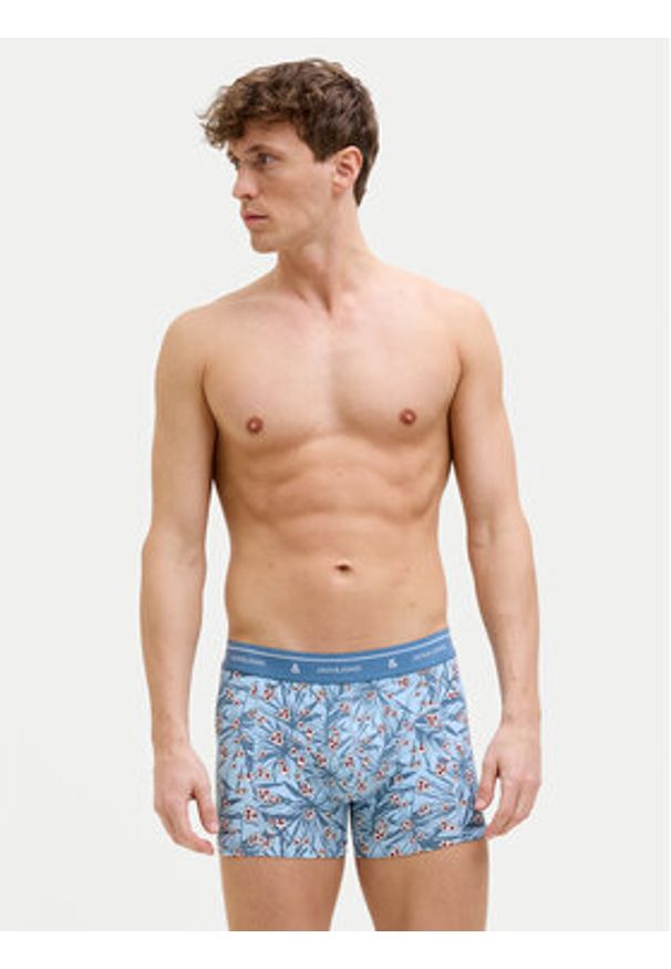 Jack & Jones - Jack&Jones Komplet 3 par bokserek Zach 12269357 Kolorowy. Materiał: bawełna. Wzór: kolorowy