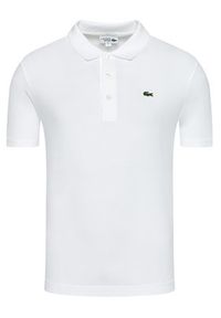 Lacoste Polo YH4801 Biały Slim Fit. Typ kołnierza: polo. Kolor: biały. Materiał: bawełna #2