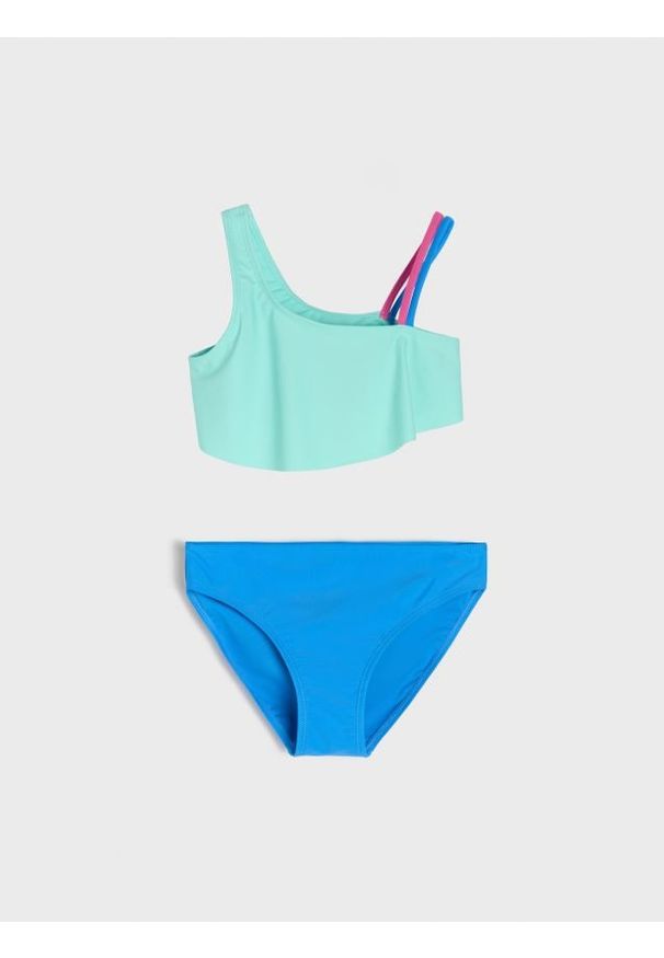 Sinsay - Kostium kąpielowy - zielony. Kolor: zielony