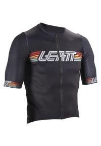 LEATT - Koszulka rowerowa męska Leatt Jersey MTB Endurance 6.0. Kolor: czarny. Materiał: jersey