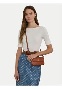 Lauren Ralph Lauren Torebka 432934353003 Brązowy. Kolor: brązowy. Materiał: skórzane #6