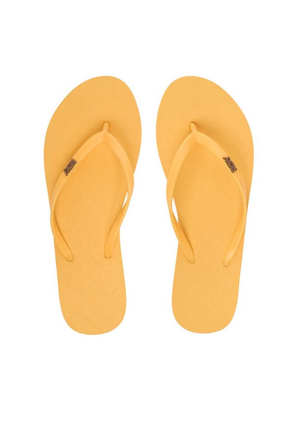 Japonki Roxy. Kolor: żółty