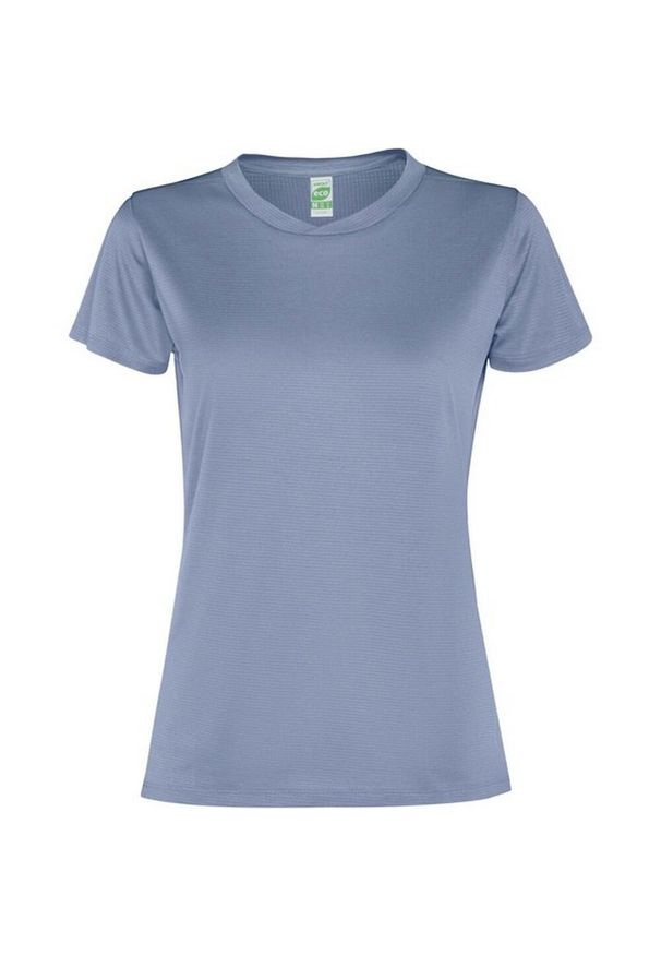 ROLY - Damska Koszulka Sportowa Z Krótkim Rękawem Slam. Kolor: turkusowy, niebieski, wielokolorowy. Długość rękawa: krótki rękaw. Długość: krótkie. Sport: turystyka piesza