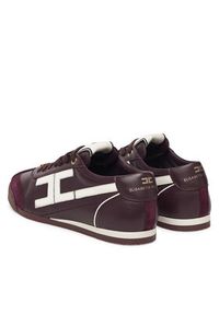 Elisabetta Franchi Sneakersy SA-82G-56E2-V400 Bordowy. Kolor: czerwony. Materiał: skóra #3