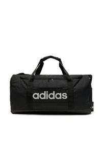 Adidas - adidas Torba Linear Duffel Medium JD9555 Czarny. Kolor: czarny. Materiał: materiał #3
