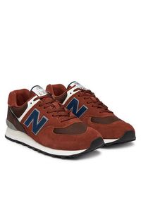 New Balance Sneakersy U5744DM Brązowy. Kolor: brązowy. Materiał: skóra, zamsz #6