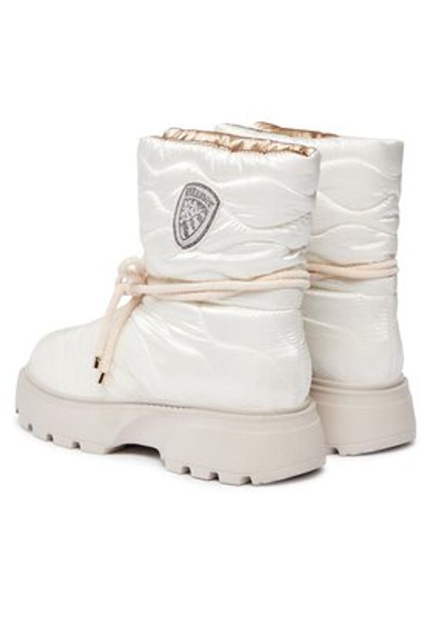 Blauer Śniegowce F3BLANCA02/DOW Biały. Kolor: biały. Materiał: materiał