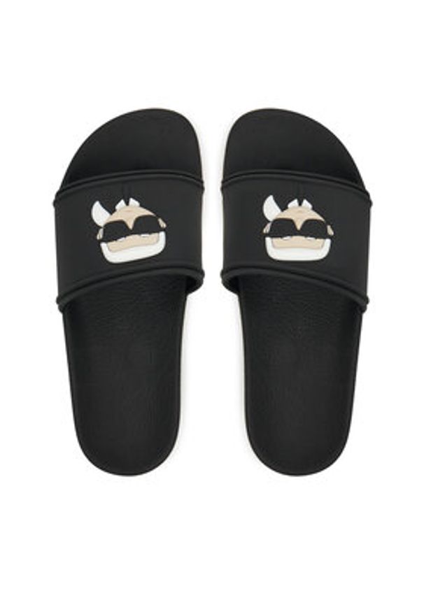Karl Lagerfeld - KARL LAGERFELD Klapki Kondo Maxi KL80805A Czarny. Kolor: czarny