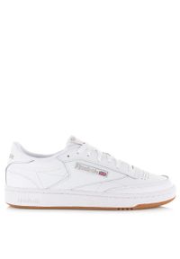 Buty do chodzenia damskie Reebok Club C 85. Zapięcie: sznurówki. Kolor: biały. Materiał: syntetyk, materiał. Szerokość cholewki: normalna. Model: Reebok Club. Sport: turystyka piesza