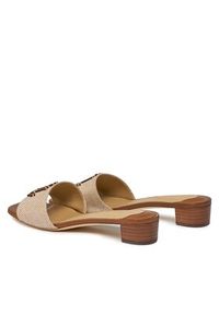 Lauren Ralph Lauren Klapki 802927401001 Brązowy. Kolor: brązowy. Materiał: materiał #5