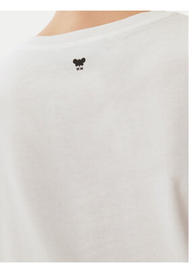 Max Mara T-Shirt 2515971042650 Biały Regular Fit. Kolor: biały. Materiał: bawełna