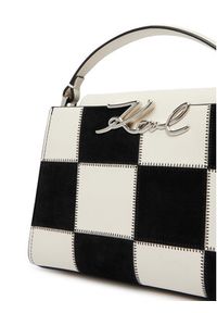 Karl Lagerfeld - KARL LAGERFELD Torebka B3W30027 Czarny. Kolor: czarny. Materiał: skórzane, zamszowe #5