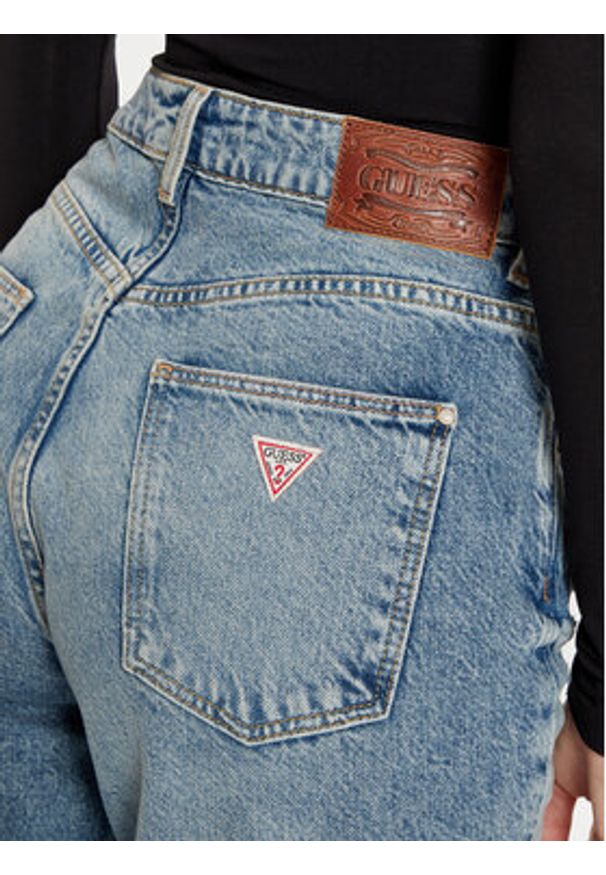 Guess Jeansy W5RA21 D5LR2 Niebieski Straight Leg. Kolor: niebieski