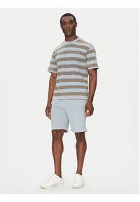 Hugo - HUGO T-Shirt Dockoe 50535283 Błękitny Relaxed Fit. Kolor: niebieski. Materiał: bawełna