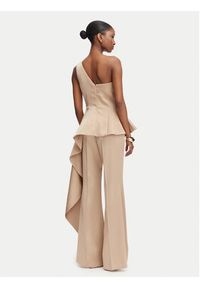 Babylon Top S00356 Beżowy Regular Fit. Kolor: beżowy. Materiał: poliamid #4