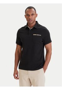 Barbour Polo Premium Corpatch MML1496BK31 Czarny Tailored Fit. Typ kołnierza: polo. Kolor: czarny. Materiał: bawełna #1