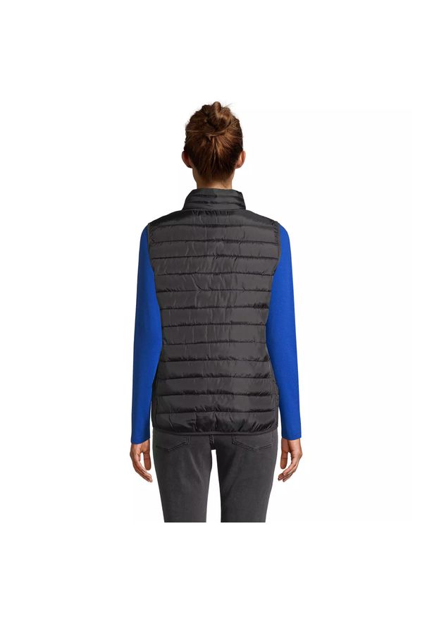 SOL'S - Damska kurtka bez rękawów Sol's Stream. Kolor: czarny. Materiał: puch. Długość rękawa: bez rękawów