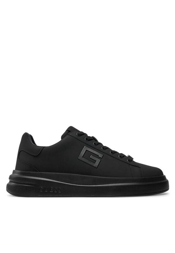 Guess Sneakersy Elba FMPELB FAL12 Czarny. Kolor: czarny. Materiał: syntetyk, materiał