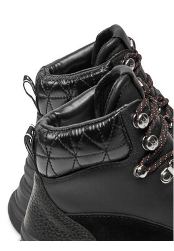 Karl Lagerfeld - KARL LAGERFELD Trzewiki KL42955 Czarny. Kolor: czarny. Materiał: skóra